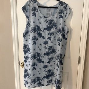 Linen sheath dress. Lungo L’Arno. 1X